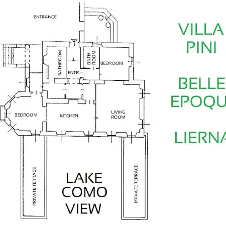 Appartement Villa Pini Belle Epoque Lierna